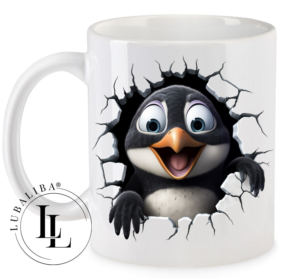Tasse " 3D- Optik Christmas Pingu " ArtNr.: CAH
